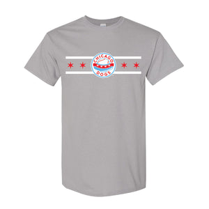 CHICAGO FLAG T-Shirt; Mens/Unisex, Classic Fit, Small-6XL; White, Ash,  Black - Custom T-Shirts & Apparel