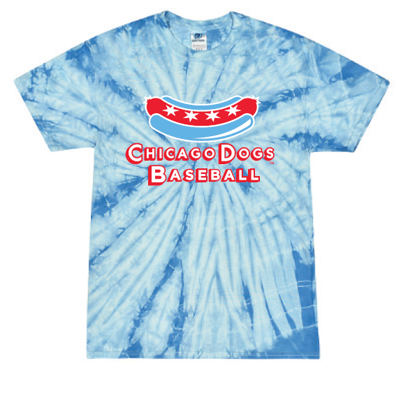 CHICAGO DOGS MEN'S TIE DYE TEE - Chicago Dogs Team Store