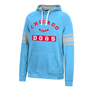 CHICAGO DOGS MEN'S FRENCH TERRY EMBROIDERED HOODIE