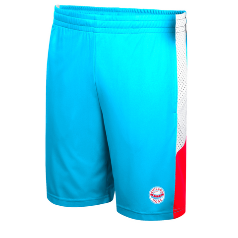 CHICAGO DOGS MEN'S TRI-COLOR ATHLETIC SHORTS